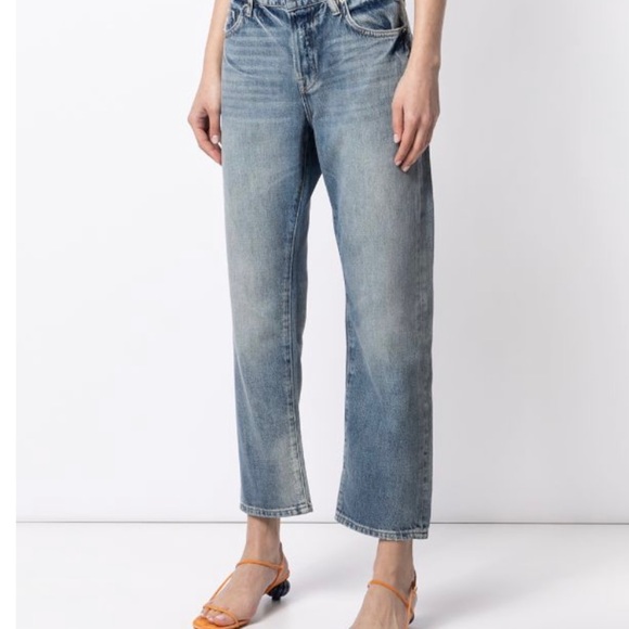 Frame le pixie slouch mid rise denim size 25. - Picture 3 of 5